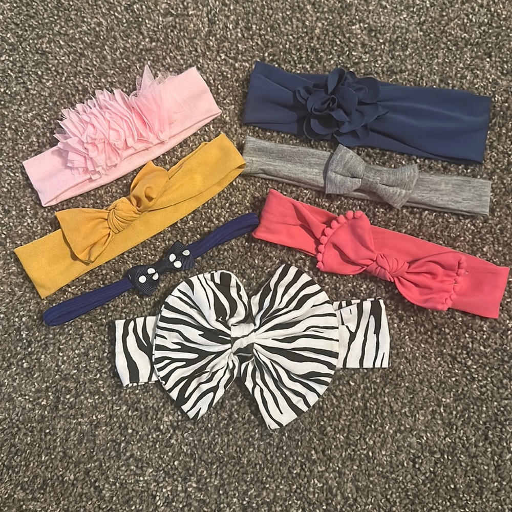 Girl Headbands/Bow wraps